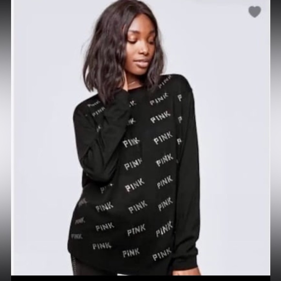 NWT VS PINK LARGE RHINESTONE SET - Picture 2 of 8